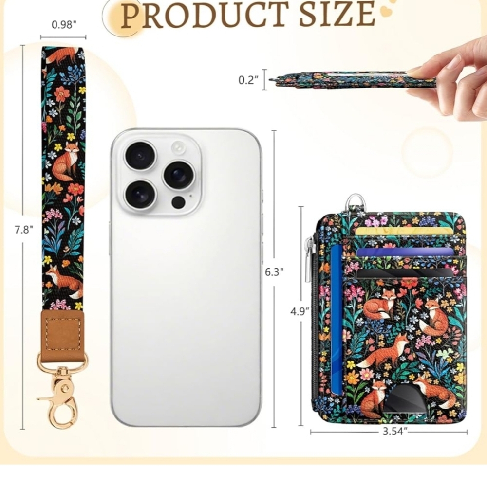 White Smartphone with Floral Accessories